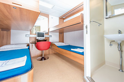 Inner Cabin 3 Stars - 4 Berths