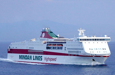 Book a Minoan Lines Freight Ferry