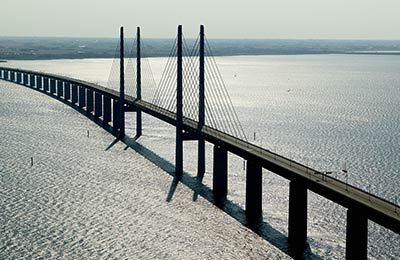 Your journey will be a pleasure on the Oresund Bridge