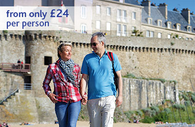 Day trips to France from only £24 per person.