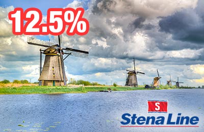 12.5% Off sulla rotta Harwich-Hook of Holland! 12.5% Off sulla rotta Harwich-Hook of Holland!